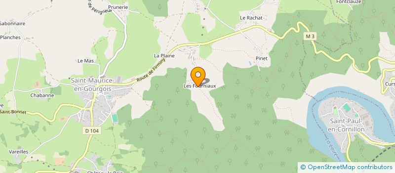 localisation de l'entreprise MONSIEUR CLEMENT CIZERON  SAINT-MAURICE-EN-GOURGOIS