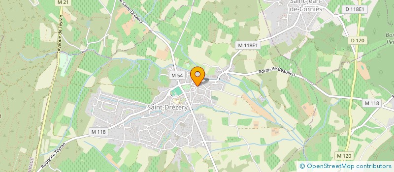 localisation de l'entreprise MONSIEUR CLEMENT CLEMENT CARDONNEL  SAINT-DREZERY