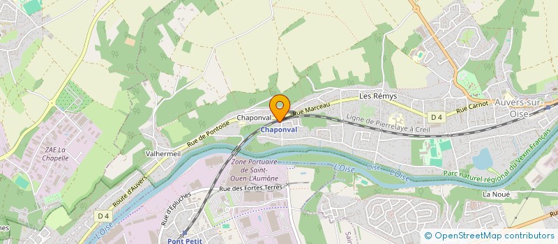 localisation de l'entreprise MONSIEUR CLEMENT CLEMENT LIOT  AUVERS-SUR-OISE