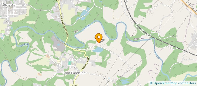 localisation de l'entreprise MONSIEUR CLEMENT CLEMENT TRUFFERT  SAINT-PANDELON