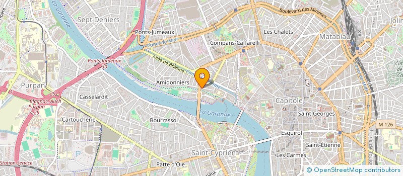 localisation de l'entreprise MONSIEUR CLEMENT CLERGUE à TOULOUSE