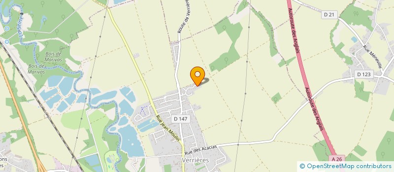 localisation de l'entreprise MONSIEUR CLEMENT COCHARD  VERRIERES