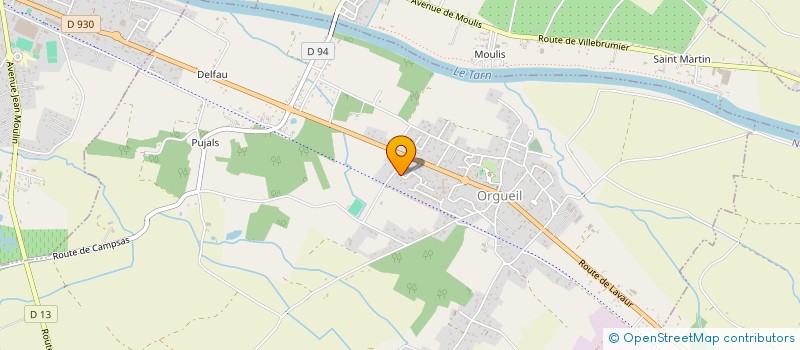 localisation de l'entreprise MONSIEUR CLEMENT COGOREUX  ORGUEIL