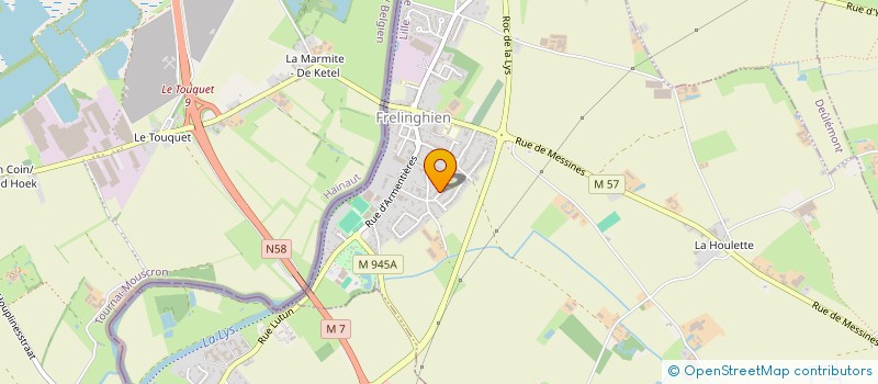 localisation de l'entreprise MONSIEUR CLEMENT CONDETTE  FRELINGHIEN