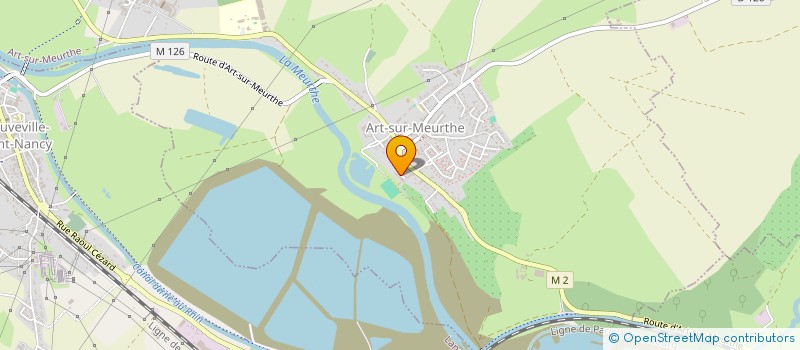 localisation de l'entreprise MONSIEUR CLEMENT CONDOURET  ART-SUR-MEURTHE