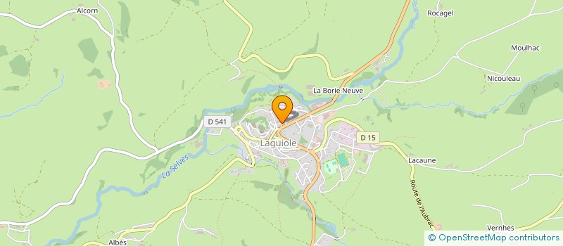 localisation de l'entreprise MONSIEUR CLEMENT CONQUET  LAGUIOLE