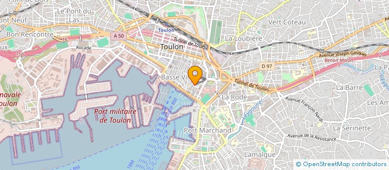 localisation de l'entreprise MONSIEUR CLEMENT CONQUET  TOULON