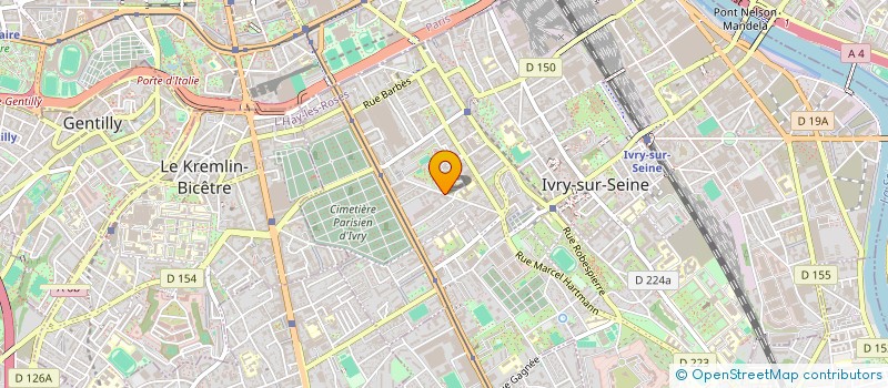 localisation de l'entreprise MONSIEUR CLEMENT CONSEIL  IVRY-SUR-SEINE