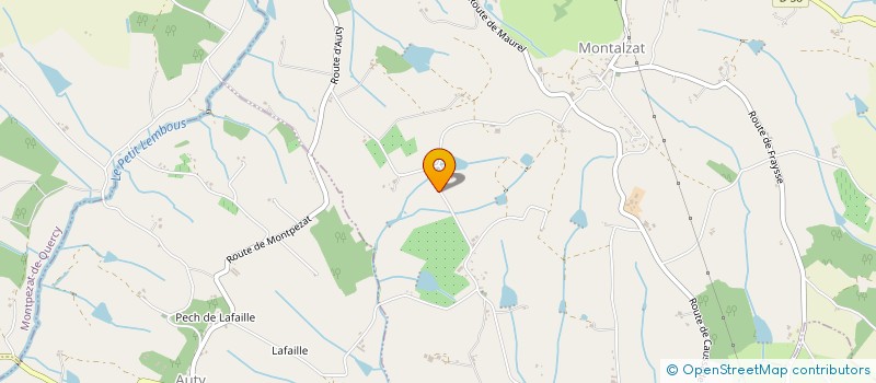 localisation de l'entreprise MONSIEUR CLEMENT CONVERS  MONTALZAT