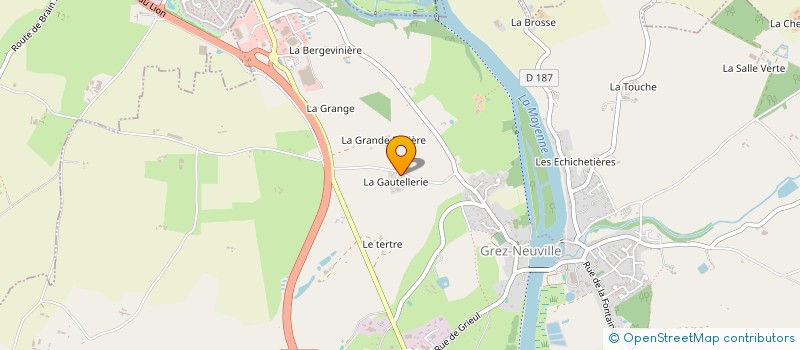 localisation de l'entreprise MONSIEUR CLEMENT CORDIER  GREZ-NEUVILLE