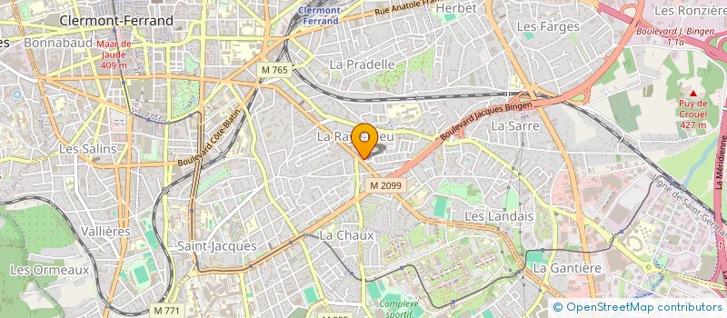 localisation de l'entreprise MONSIEUR CLEMENT CORGIER à CLERMONT-FERRAND