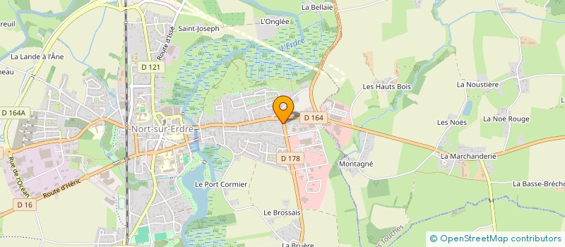 localisation de l'entreprise MONSIEUR CLEMENT CORNEL à NORT-SUR-ERDRE
