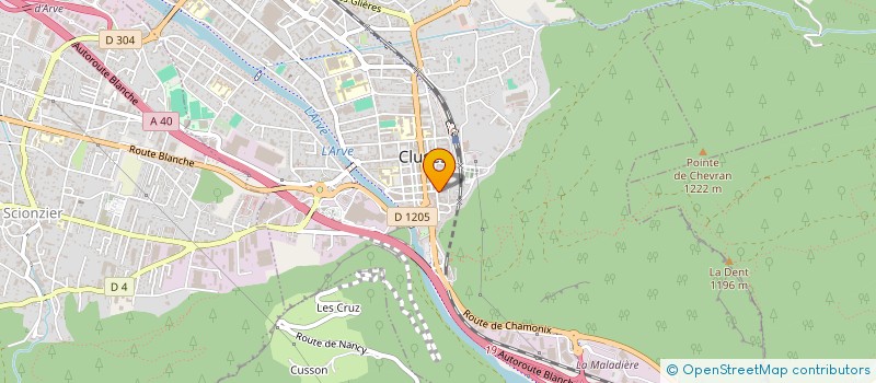 localisation de l'entreprise MONSIEUR CLEMENT CORUBLE  CLUSES