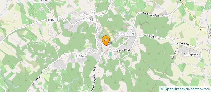 localisation de l'entreprise MONSIEUR CLEMENT COSSON  ROUSSILLON