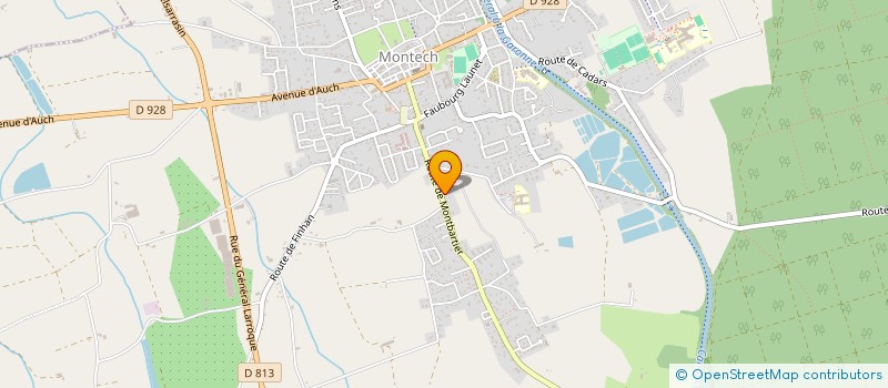 localisation de l'entreprise MONSIEUR CLEMENT COSTANTINO  MONTECH