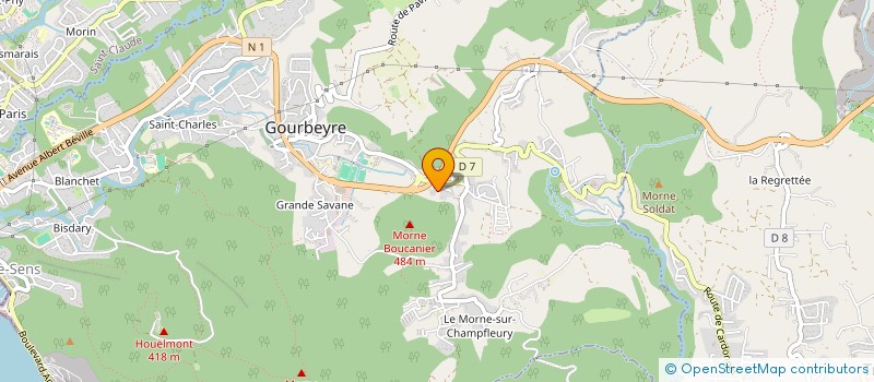 localisation de l'entreprise MONSIEUR CLEMENT COUCHY  GOURBEYRE