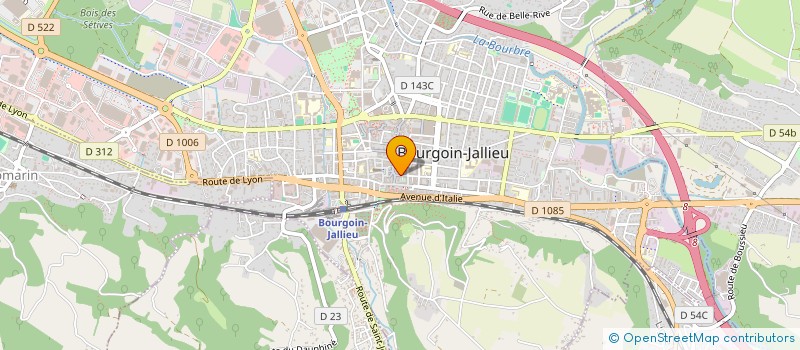 localisation de l'entreprise MONSIEUR CLEMENT COULET à BOURGOIN-JALLIEU