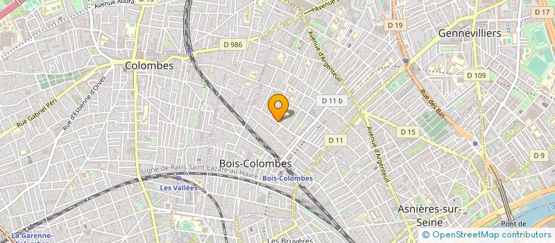 localisation de l'entreprise MONSIEUR CLEMENT COULON à BOIS-COLOMBES