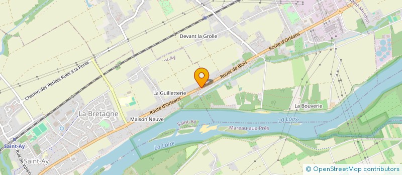 localisation de l'entreprise MONSIEUR CLEMENT COURGEON  SAINT-AY