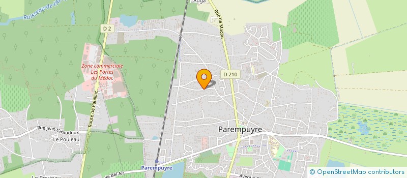 localisation de l'entreprise MONSIEUR CLEMENT COUTANT  PAREMPUYRE