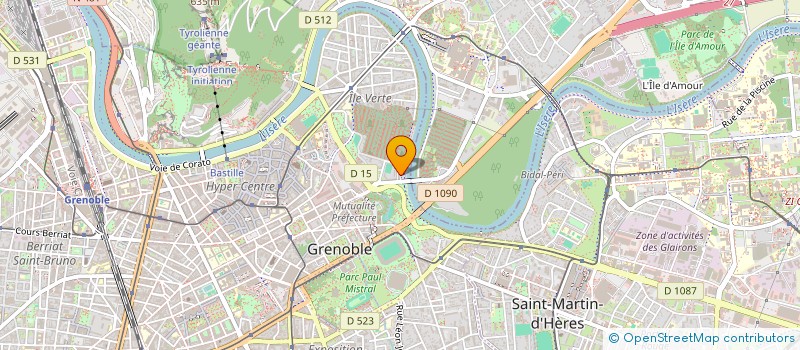 localisation de l'entreprise MONSIEUR CLEMENT COUTET à GRENOBLE