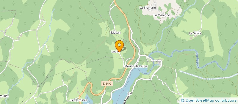 localisation de l'entreprise MONSIEUR CLEMENT COUTURAS  SAINT-HILAIRE-LES-COURBES