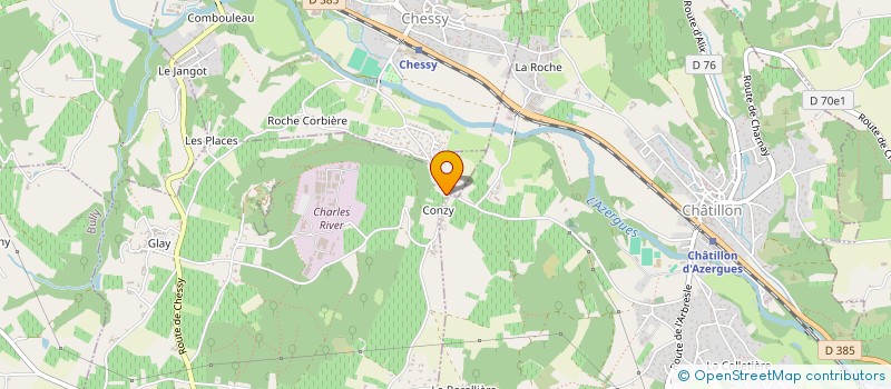 localisation de l'entreprise MONSIEUR CLEMENT COUZON  SAINT-GERMAIN-NUELLES