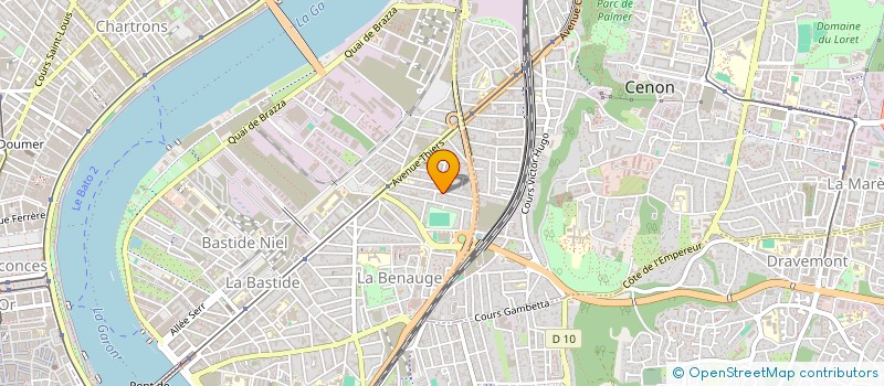 localisation de l'entreprise MONSIEUR CLEMENT CRAMAIL  BORDEAUX