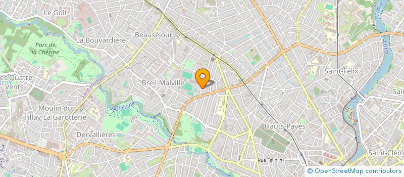 localisation de l'entreprise MONSIEUR CLEMENT CREANCE à NANTES