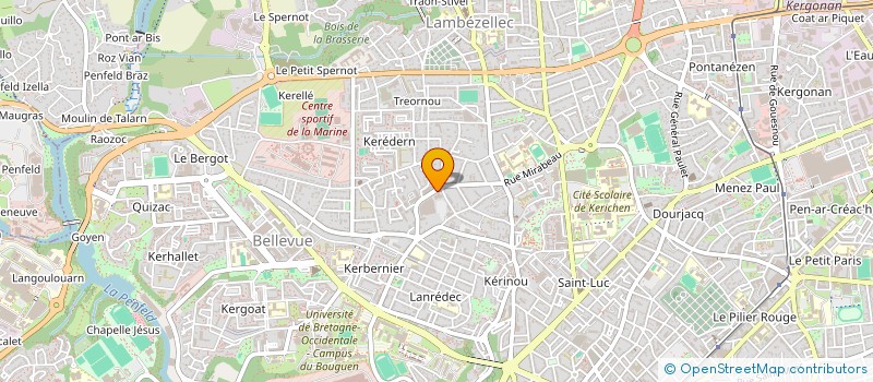 localisation de l'entreprise MONSIEUR CLEMENT CREN à BREST
