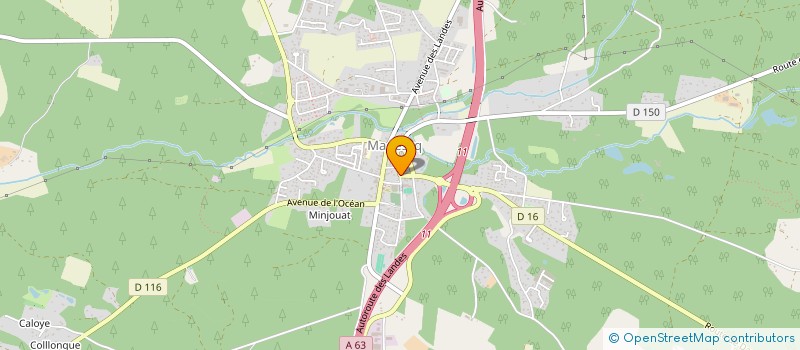 localisation de l'entreprise MONSIEUR CLEMENT CRES  MAGESCQ