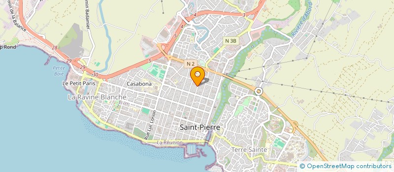 localisation de l'entreprise MONSIEUR CLEMENT CRESCENCE à SAINT-PIERRE