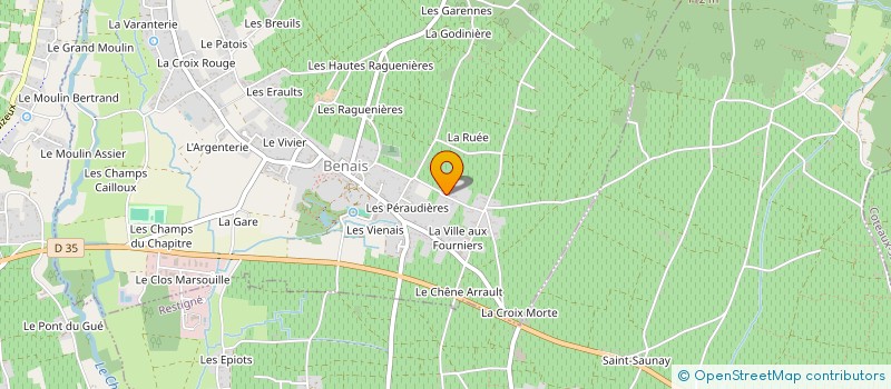 localisation de l'entreprise MONSIEUR CLEMENT CROSAS  BENAIS