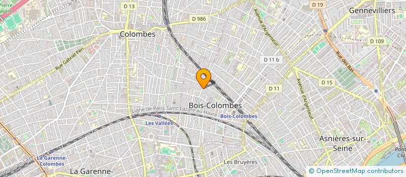 localisation de l'entreprise MONSIEUR CLEMENT CUBAYNES à BOIS-COLOMBES