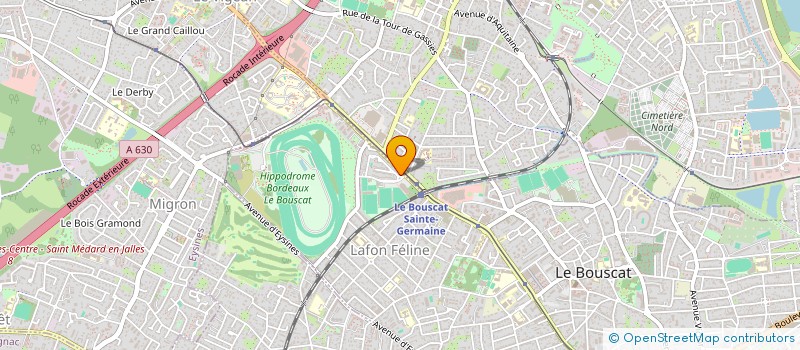 localisation de l'entreprise MONSIEUR CLEMENT CULOT  LE BOUSCAT