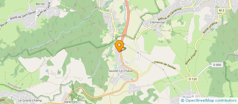 localisation de l'entreprise MONSIEUR CLEMENT CUNY  ROMAGNAT