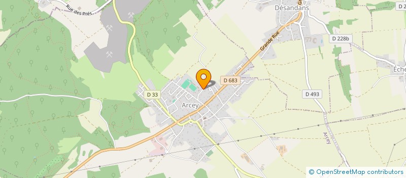 localisation de l'entreprise MONSIEUR CLEMENT CURIE  ARCEY