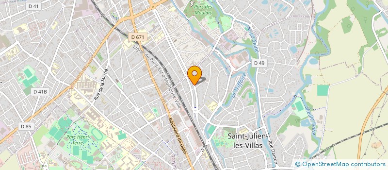 localisation de l'entreprise MONSIEUR CLEMENT CUVILLIER  SAINT-JULIEN-LES-VILLAS