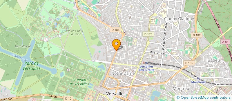 localisation de l'entreprise MONSIEUR CLEMENT CZYZ à VERSAILLES