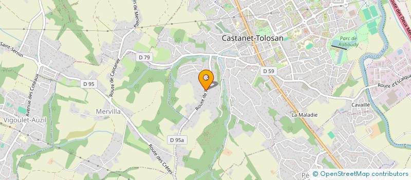 localisation de l'entreprise MONSIEUR CLEMENT D'HERBOMEZ-DESMAREST à CASTANET-TOLOSAN