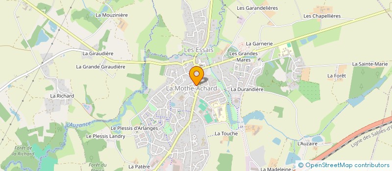 localisation de l'entreprise MONSIEUR CLEMENT DANET à LES ACHARDS