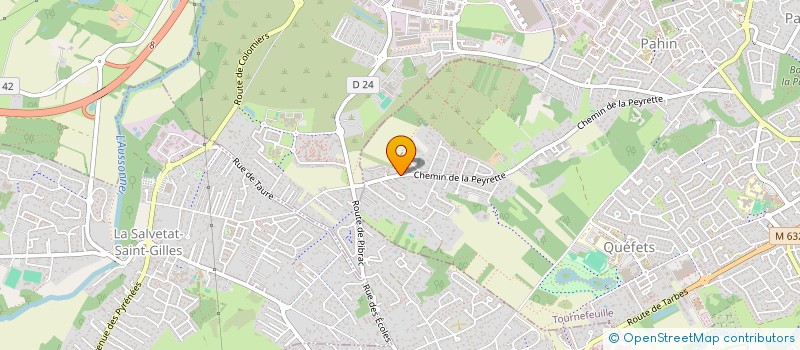 localisation de l'entreprise MONSIEUR CLEMENT DANNE  TOURNEFEUILLE