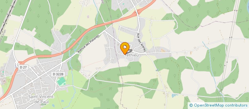 localisation de l'entreprise MONSIEUR CLEMENT DARJO  DAX