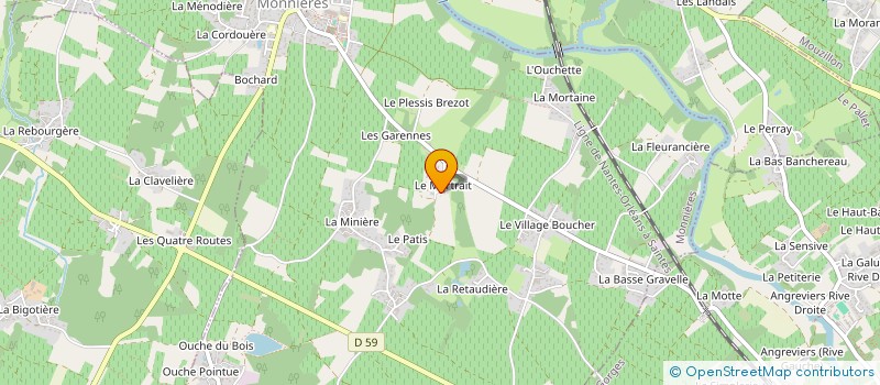 localisation de l'entreprise MONSIEUR CLEMENT DAUBECHIES  MONNIERES