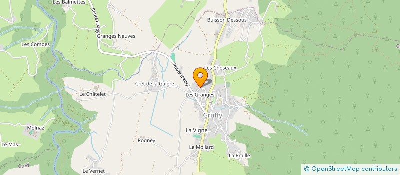 localisation de l'entreprise MONSIEUR CLEMENT DAVIET  GRUFFY