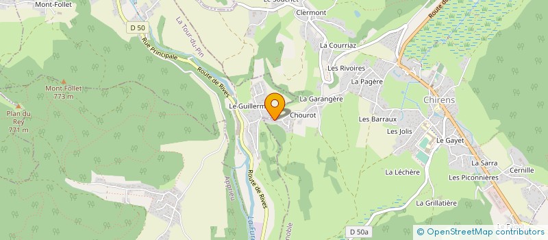 localisation de l'entreprise MONSIEUR CLEMENT DE ABREU  CHIRENS