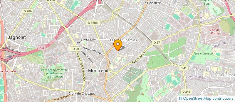 localisation de l'entreprise MONSIEUR CLEMENT DEBAILLEUL à MONTREUIL