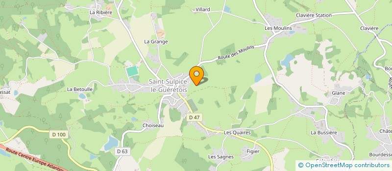 localisation de l'entreprise MONSIEUR CLEMENT DEBUIRE  SAINT-SULPICE-LE-GUERETOIS