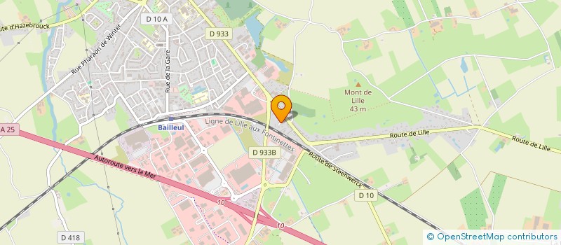 localisation de l'entreprise MONSIEUR CLEMENT DEGRAVE à BAILLEUL