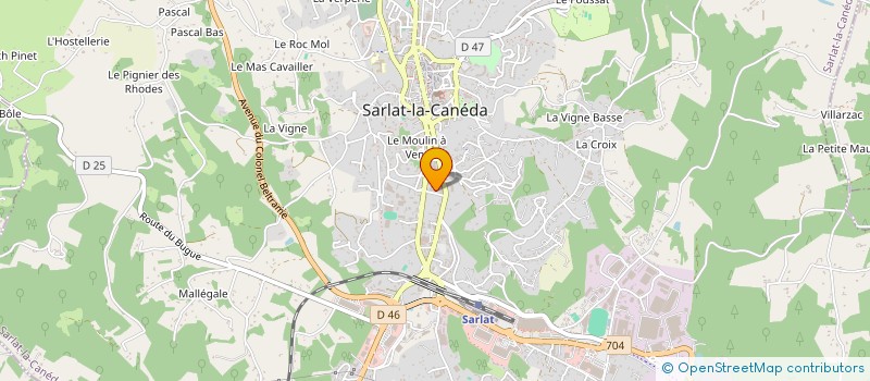localisation de l'entreprise MONSIEUR CLEMENT DEJEAN à SARLAT-LA-CANEDA